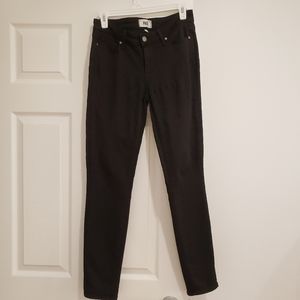 PAIGE Verdugo Ultra Skinny Black Jeans 28